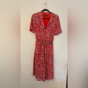 Jcrew: Heart Patteren Dress; size 6T